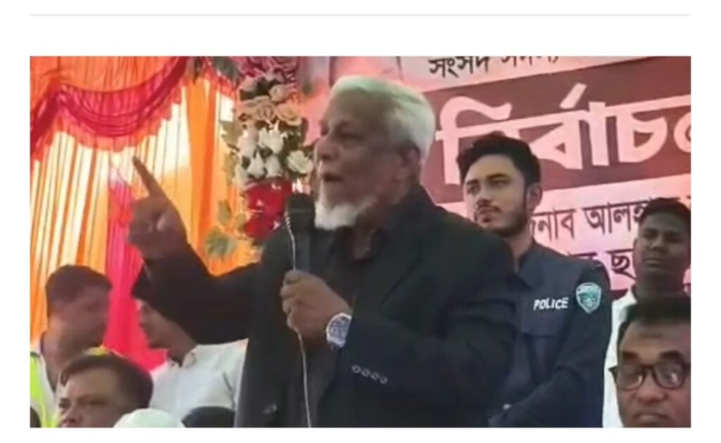 জামায়াতকে ভোট দিলে আল্লাহর কসম বেহেশতে যাওয়া যাবে না’: বিএনপির প্রার্থী শাহজাহান